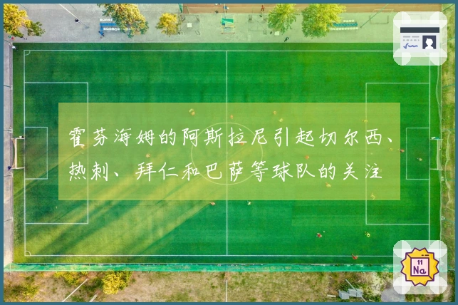 霍芬海姆的阿斯拉尼引起切尔西、热刺、拜仁和巴萨等球队的关注