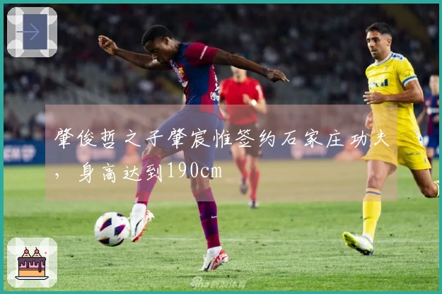 肇俊哲之子肇宸惟签约石家庄功夫，身高达到190cm